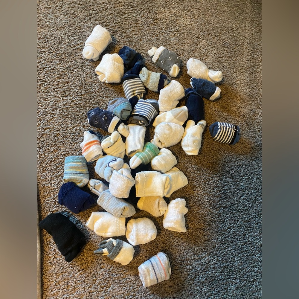 Newborn - 12M sock bundle - 37PC